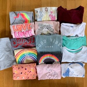 Cat & Jack Blue Hoodie and Maroon Tee Set